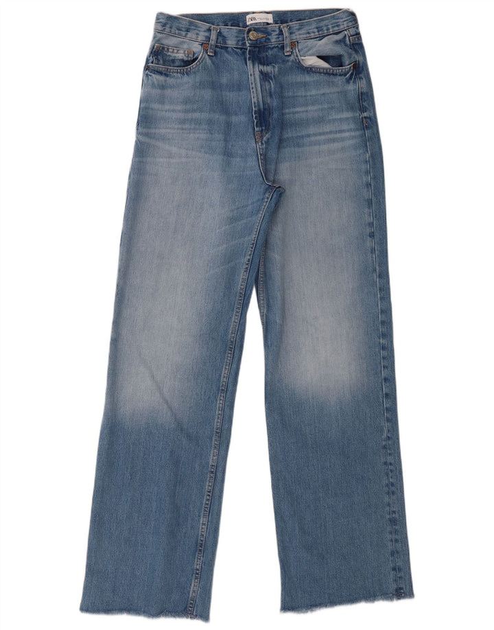 Zara Γυναικείο Straight Jeans EU 40 Medium W30 L33 Blue