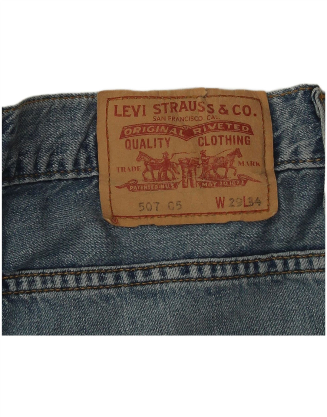 Ανδρικό τζιν Levi's Bootcut W29 L30 Μπλε βαμβακερό
