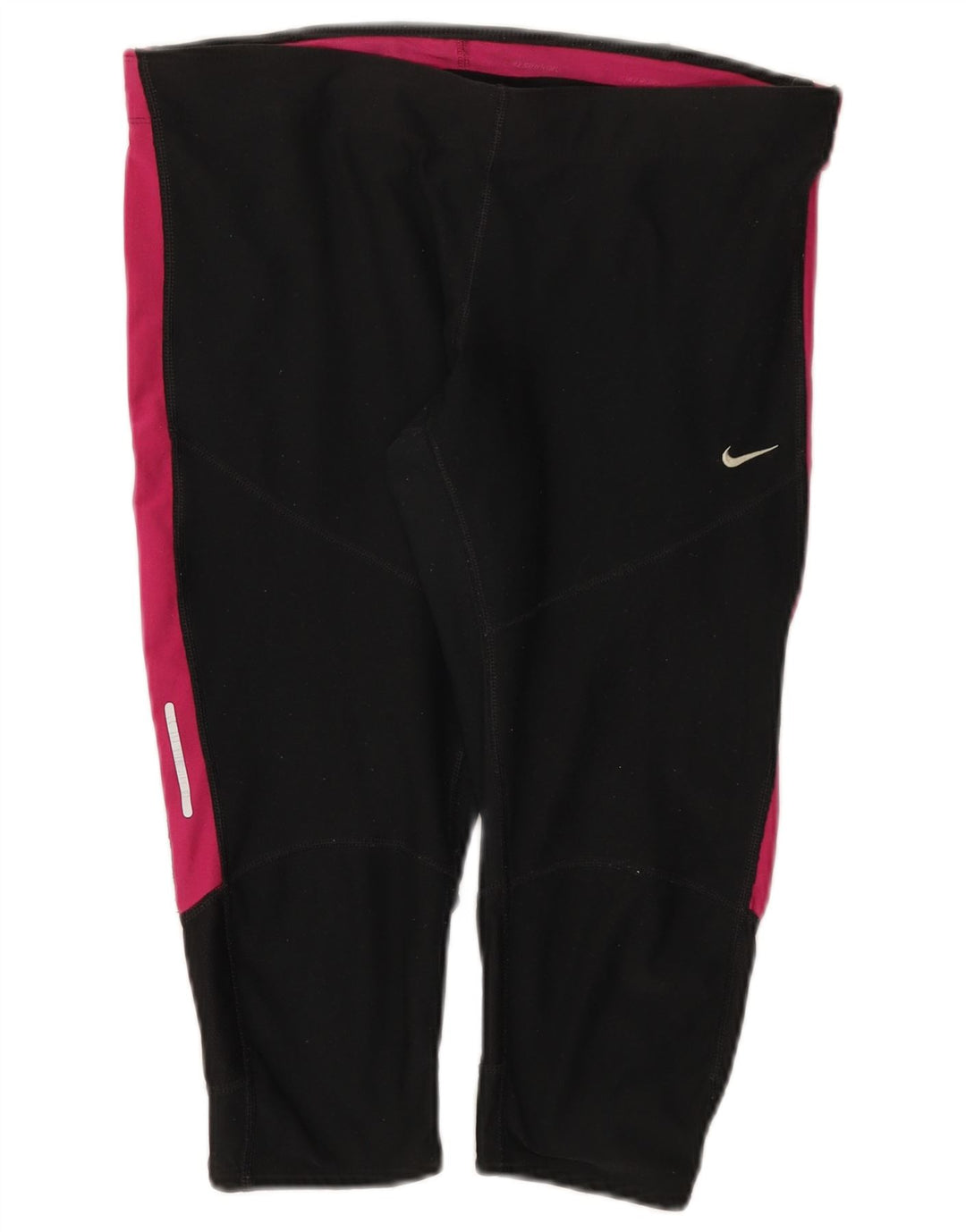 Γυναικεία κολάν Nike Dri Fit Capri UK 14 Large Black Colorblock Polyester
