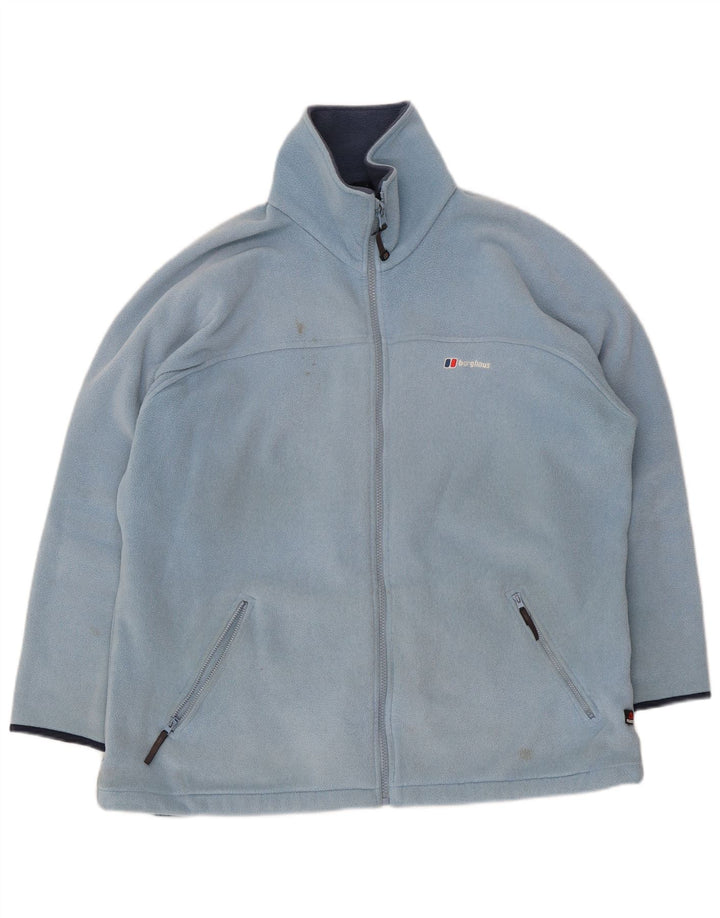 Berghaus Γυναικείο φλις μπουφάν UK 14 μεγάλου μπλε πολυεστέρα