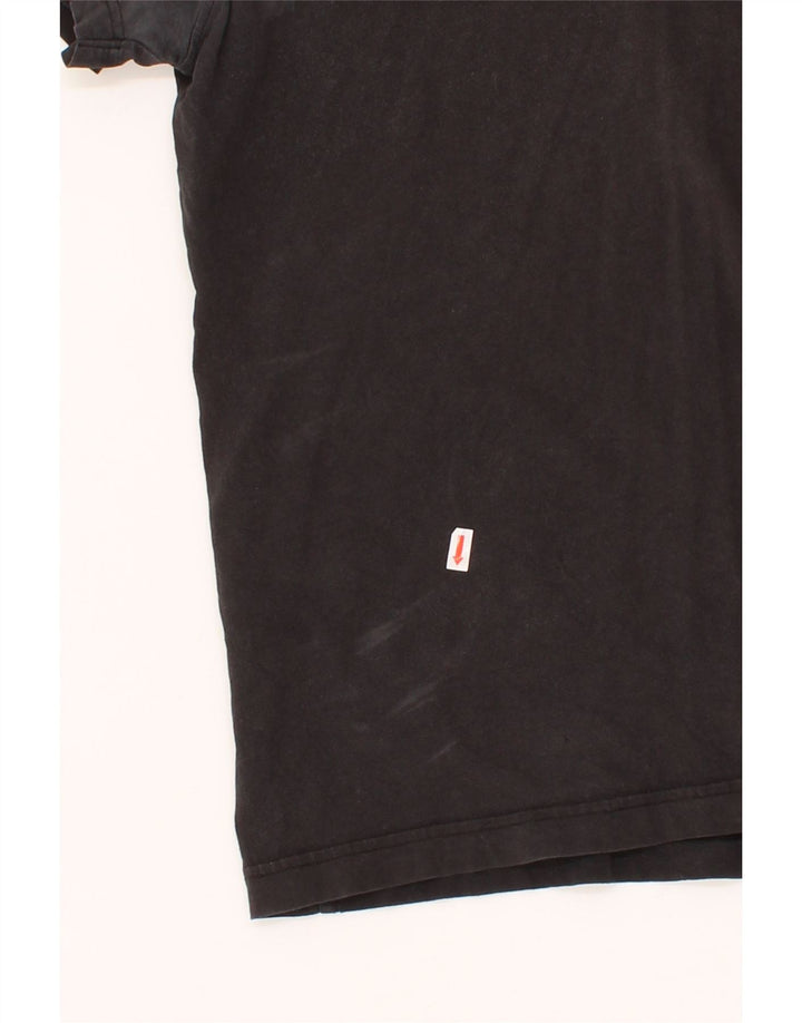 TOMMY HILFIGER Mens T-Shirt Top Medium Black Cotton Vintage Tommy Hilfiger and Second-Hand Tommy Hilfiger from Messina Hembry 
