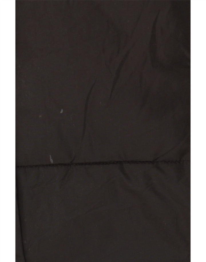 Free People Γυναικείο μπουφάν με επένδυση UK 16 μεγάλου μαύρου πολυεστέρα