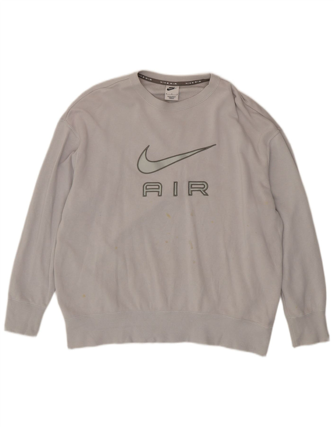 Γυναικείο γραφικό φούτερ Nike Jumper UK 14 Μεσαίο γκρι βαμβακερό