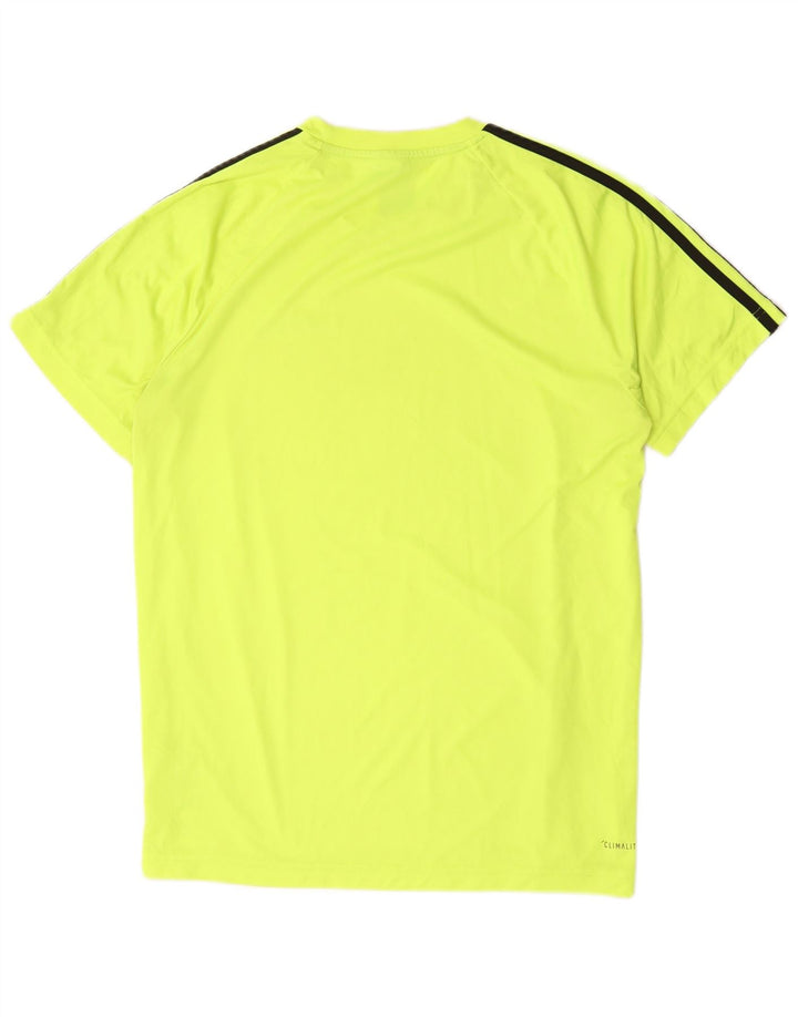 Ανδρικό T-Shirt Climalite ADIDAS Top Μεσαίο Πράσινο Πολυεστέρας