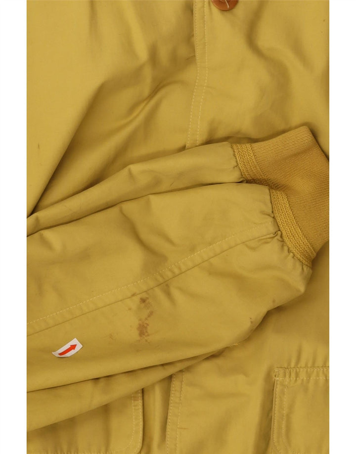RODRIGO Mens Bomber Jacket IT 50 Large Yellow Cotton