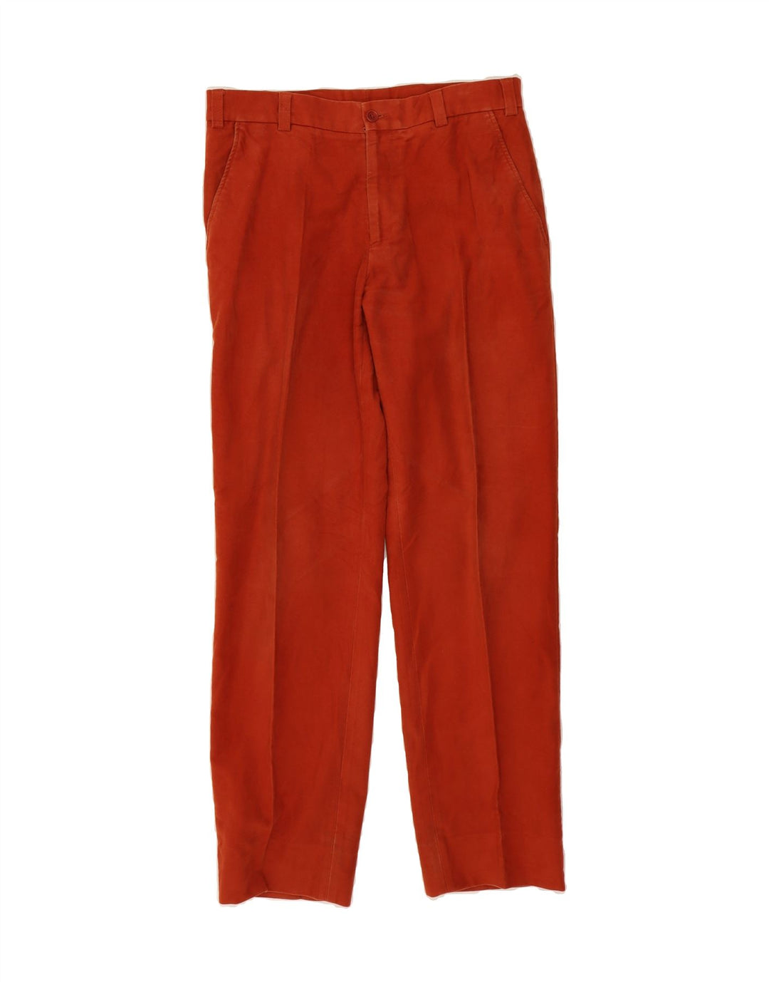 PAUL & SHARK Mens Straight Chino Trousers IT 46 Small W30 L31 Orange Vintage Paul & Shark and Second-Hand Paul & Shark from Messina Hembry 