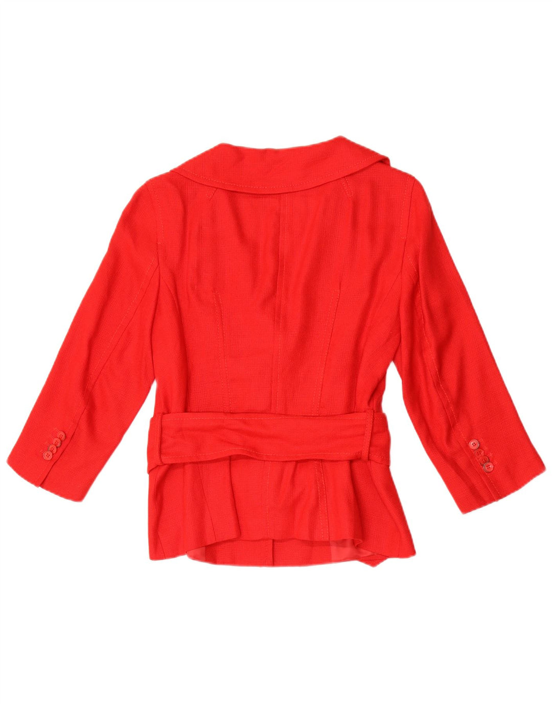 Zara Γυναικείο Μπουφάν 3/4 Μανίκι Μπλέιζερ EU 38 Small Red Rayon