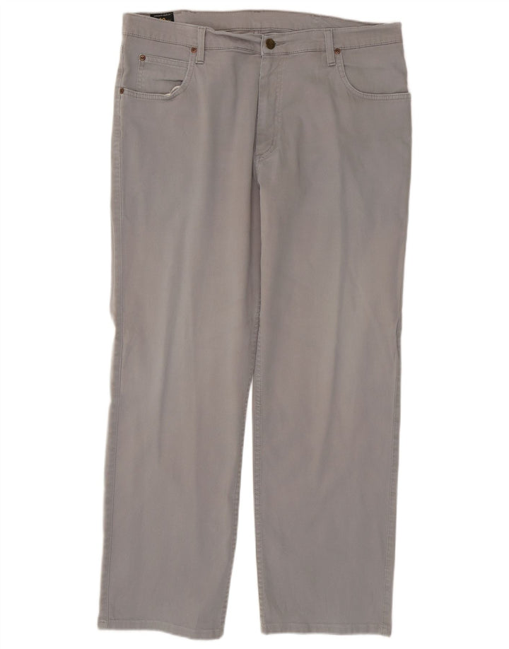 Lee Mens Brooklyn Straight Jeans W38 L30 Γκρι βαμβακερό