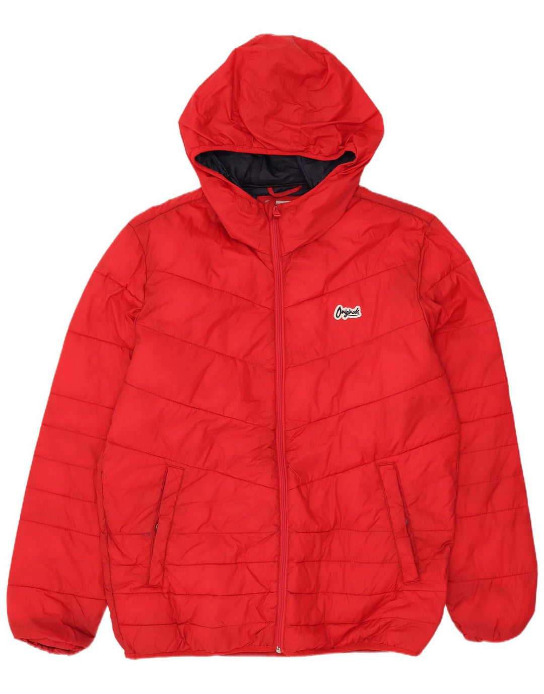 JACK & JONES Ανδρικό μπουφάν με κουκούλα UK 40 μεγάλο κόκκινο