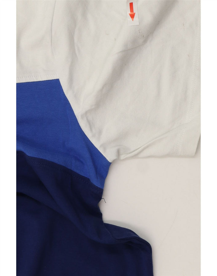 Ανδρικό μπλουζάκι Gas Top Large Blue Colourblock Βαμβακερό