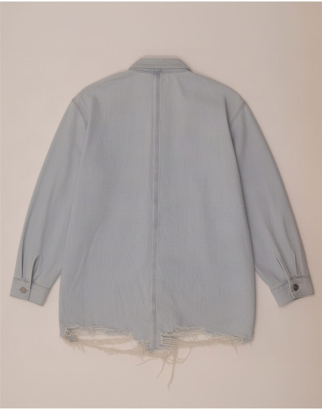 Zara Γυναικείο τζιν πουκάμισο UK 14 Medium Blue