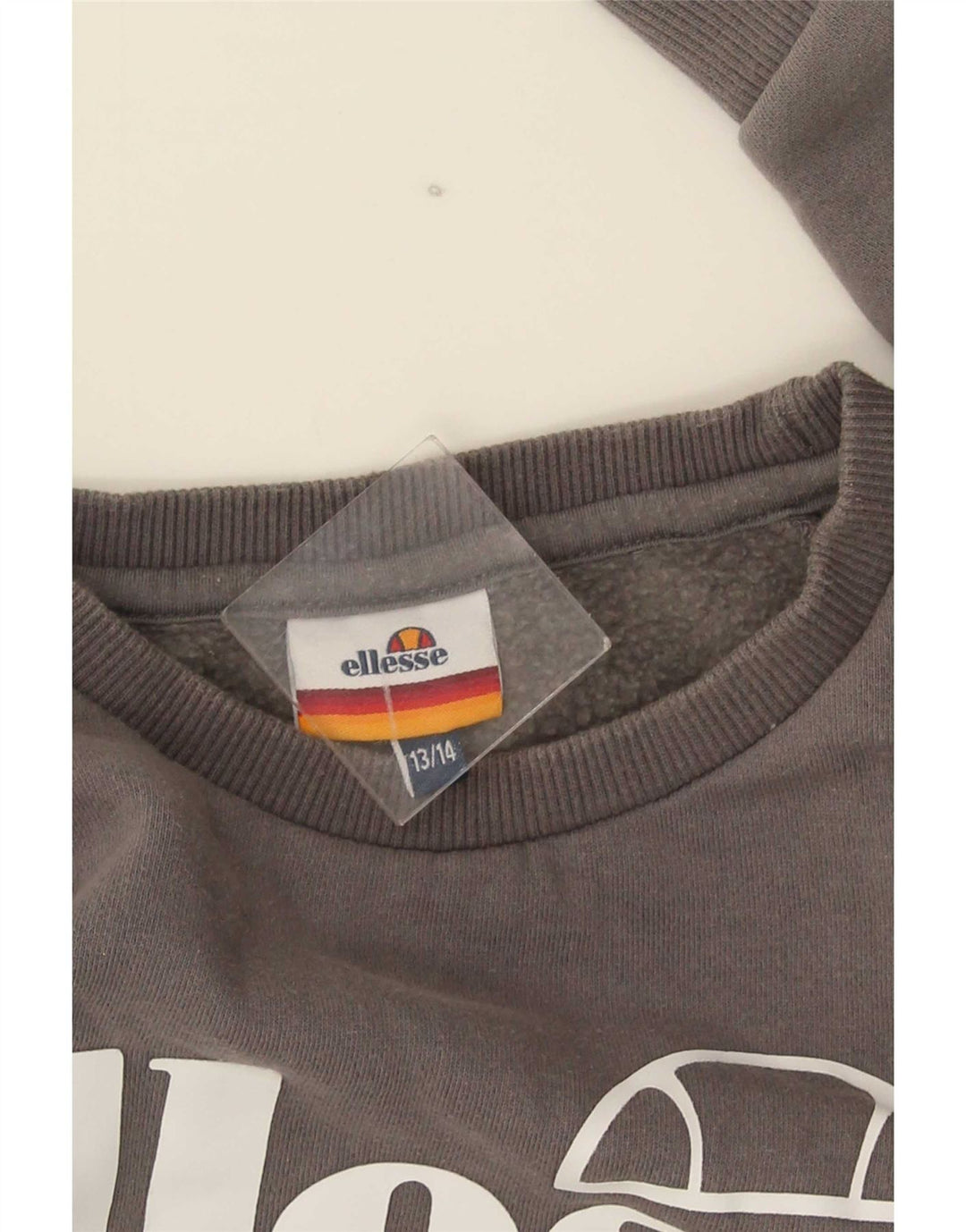 Ellesse Boys Graphic Φούτερ Jumper 13-14 Years Grey