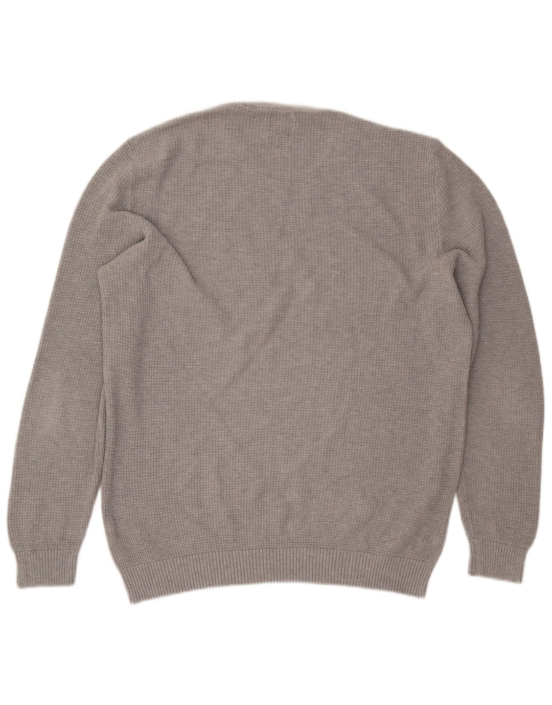 Ανδρικό πουλόβερ ZARA Crew Neck Jumper XL Γκρι βαμβακερό