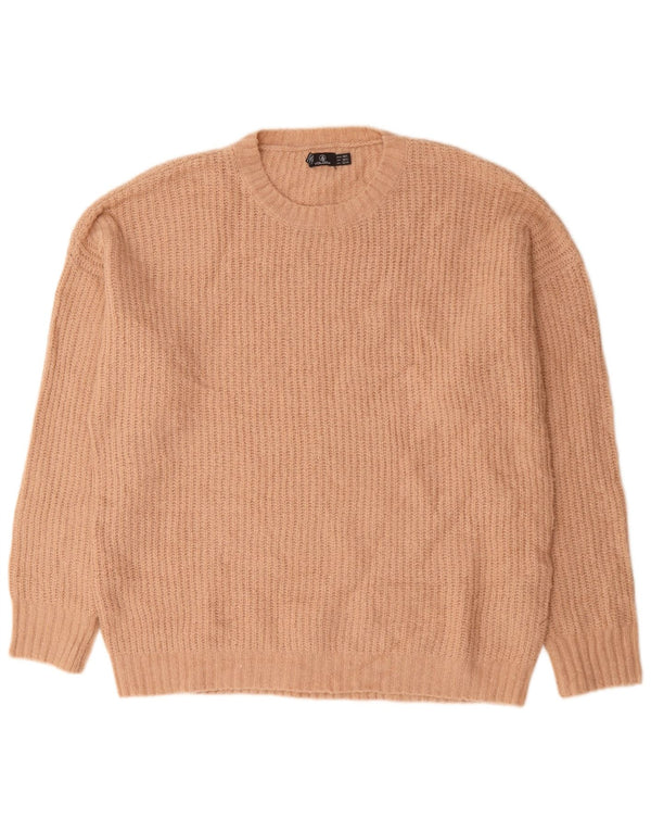 Γυναικείο πουλόβερ Volcom Oversized Crew Neck Jumper UK 12/14 Medium Pink