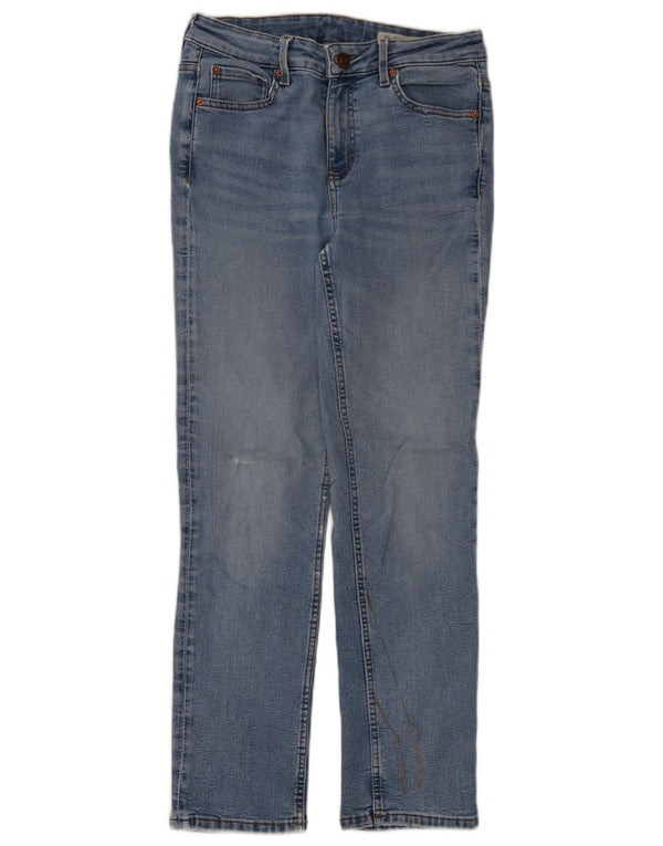 Marks & Spencer Womens The Sienna Straight Jeans UK 12 Medium W30 L28 Blue
