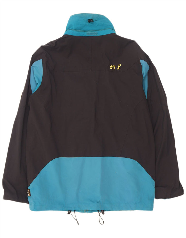 Jack Wolfskin Ανδρικό μπουφάν βροχής UK 44/46 XL Blue Colourblock Polyamide