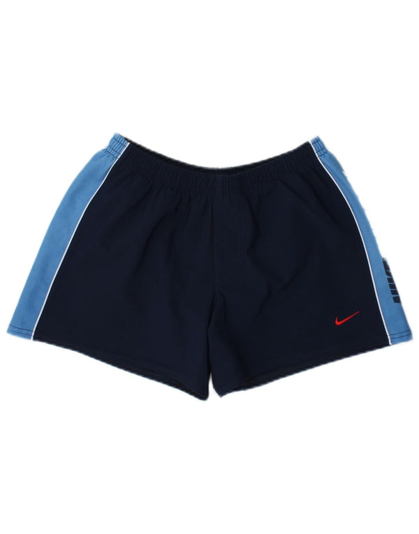 Γυναικείο αθλητικό σορτς Nike UK 10 Small Navy Blue Colorblock Πολυεστέρας