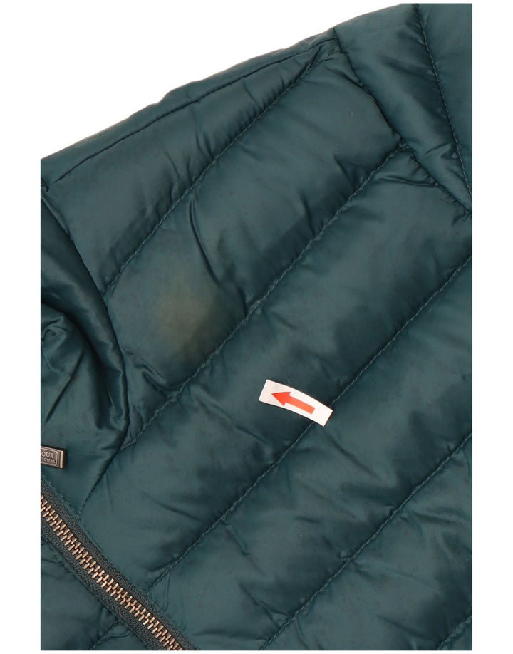 Ανδρικό μπουφάν με επένδυση Barbour UK 38 Medium Green Polyamide