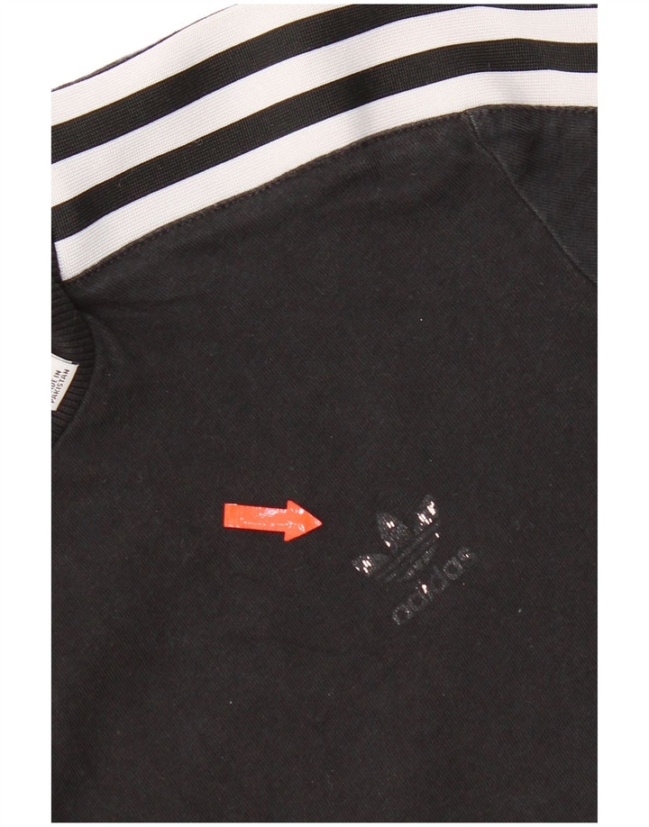 Adidas Γυναικείο T-Shirt Top UK 8 Small Black