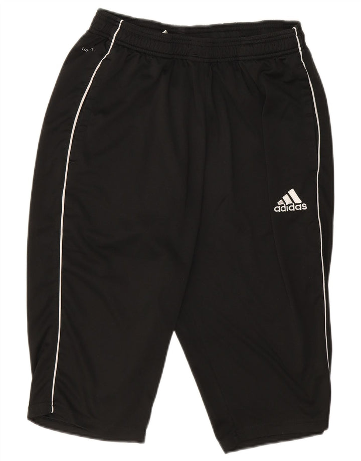 Ανδρικό σορτς Adidas Climalite Bermuda Sport σορτς μεσαίο μαύρο πολυεστέρα