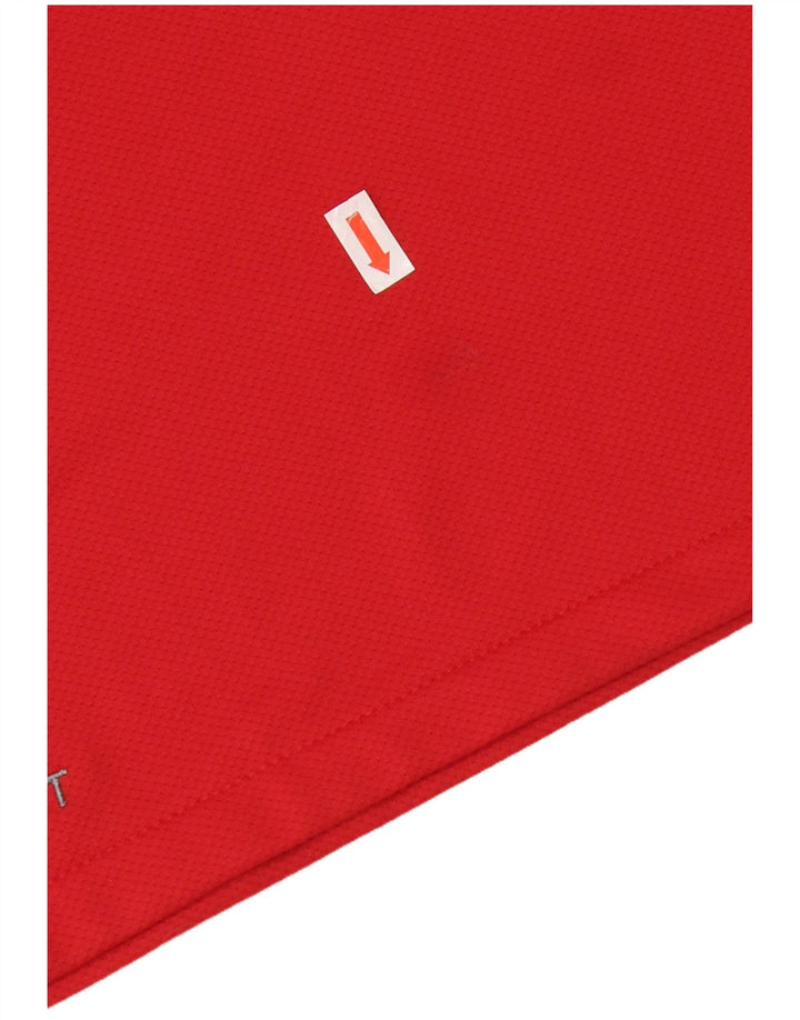 Ανδρικό μπλουζάκι Nike Dri Fit Polo με μεσαίο κόκκινο πολυεστέρα