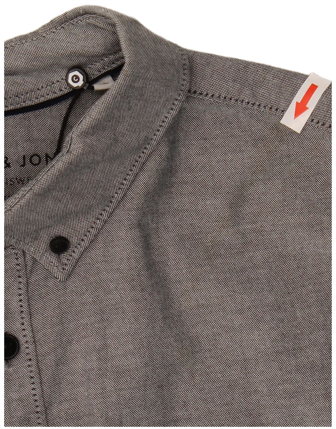 Ανδρικό πουκάμισο Jack & Jones Slim Fit XL Γκρι βαμβακερό
