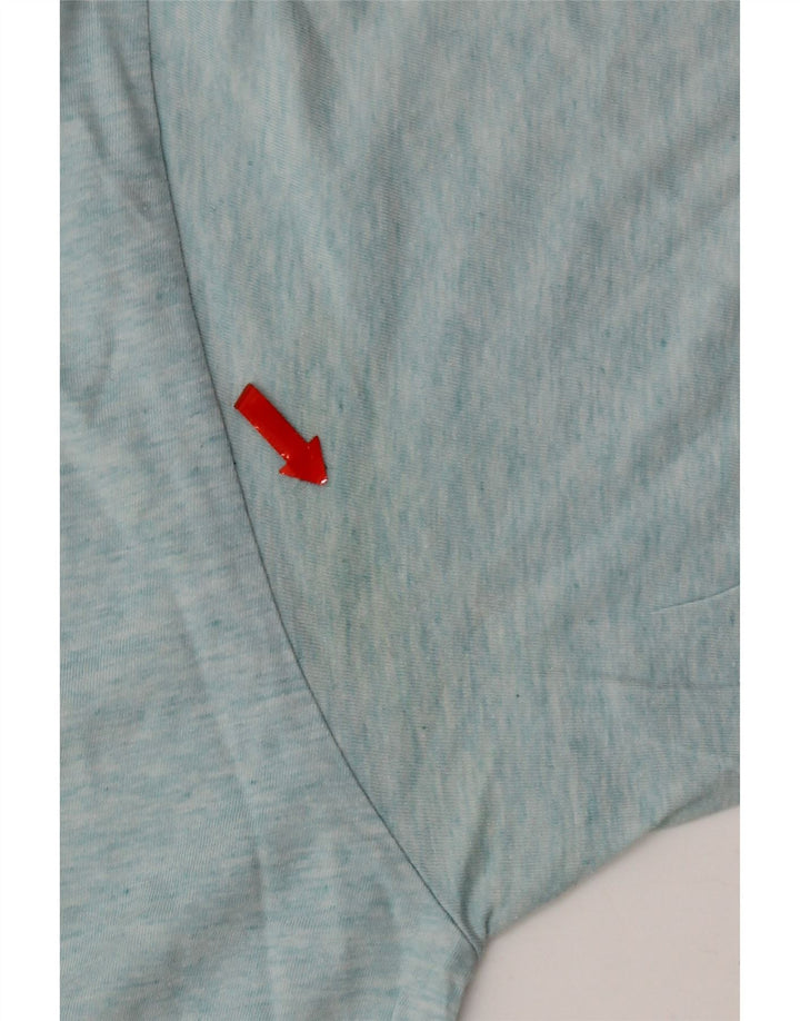 Ανδρικό T-Shirt Trussardi Top μεγάλο μπλε βαμβακερό