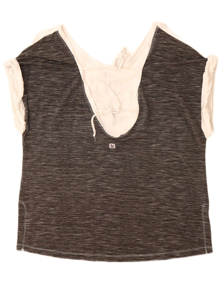 Γυναικείο μπλουζάκι με γραφικά μεγάλου μεγέθους Freddy Top 10 Small White Colourblock