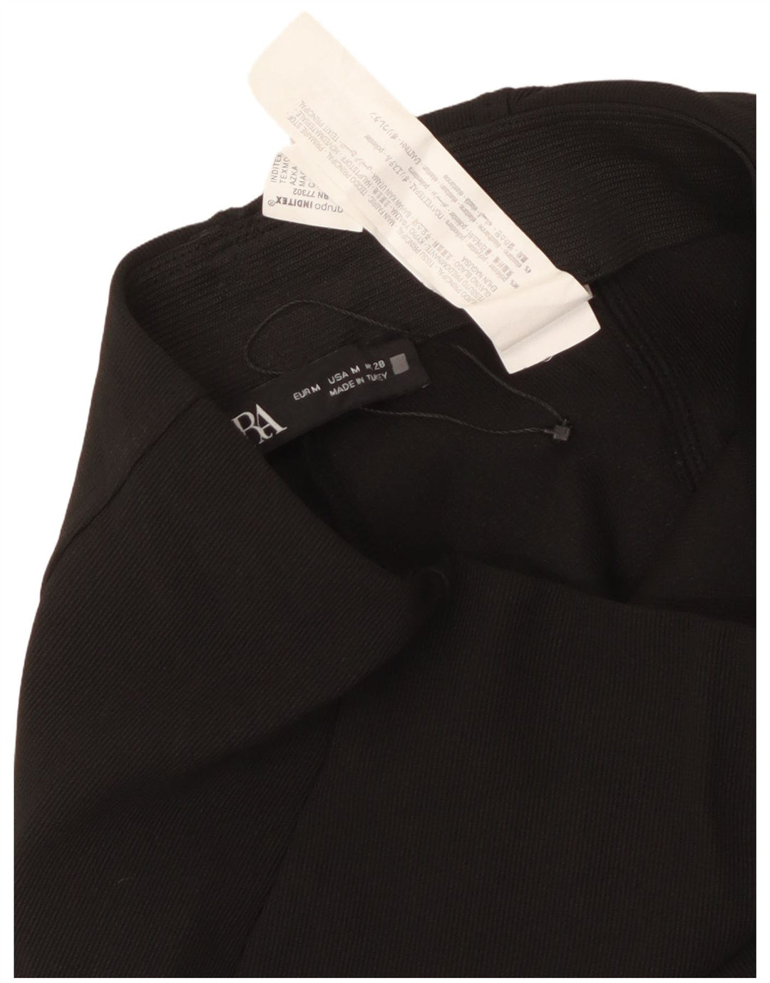 Zara Γυναικείο Skinny Παντελόνι Medium W28 L34 Μαύρο Πολυεστέρας