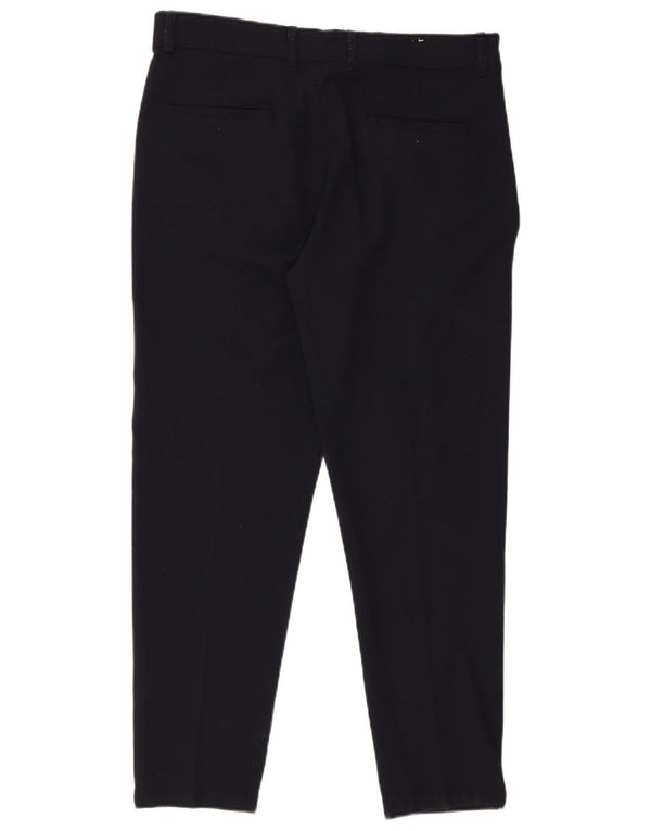 Zara Ανδρικό Slim Suit Παντελόνι EU 44 Large W34 L28 Navy Blue Polyester
