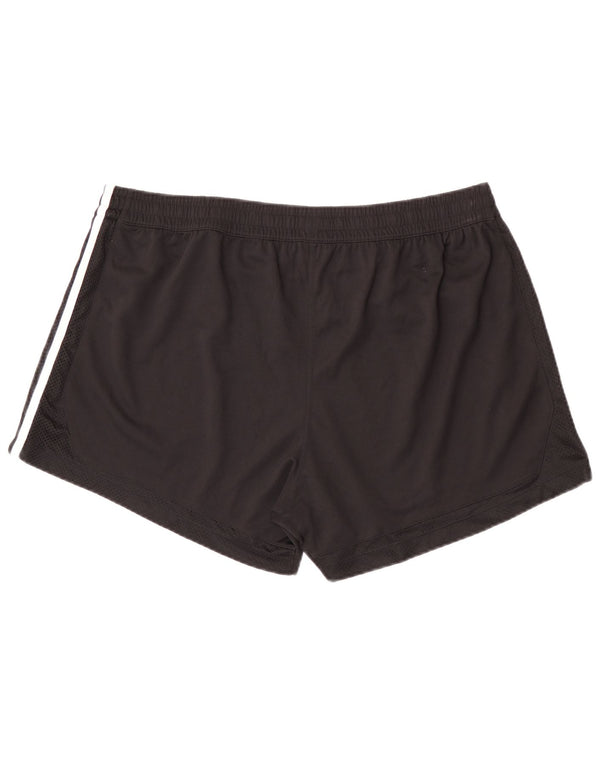 Γυναικείο αθλητικό σορτς Adidas UK 24/26 2XL Μαύρο πολυεστέρα