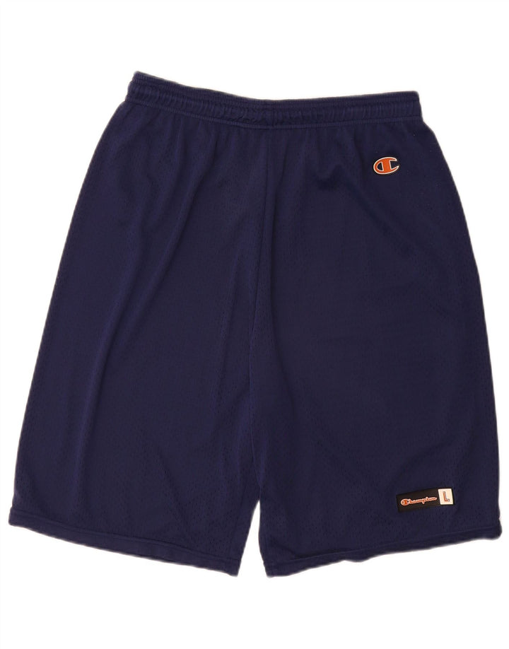 Champion Ανδρικό Αθλητικό Σορτς Μεγάλο Navy Blue Polyester