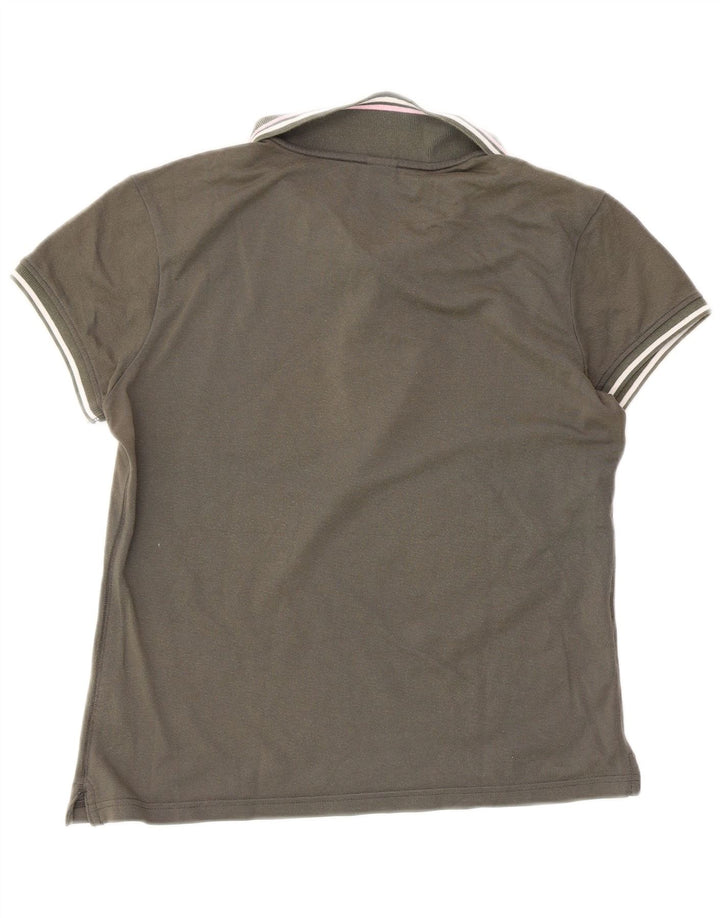 Πράσινο μπλουζάκι CHAMPION Γυναικείο Heritage Fit Polo UK 18 XL