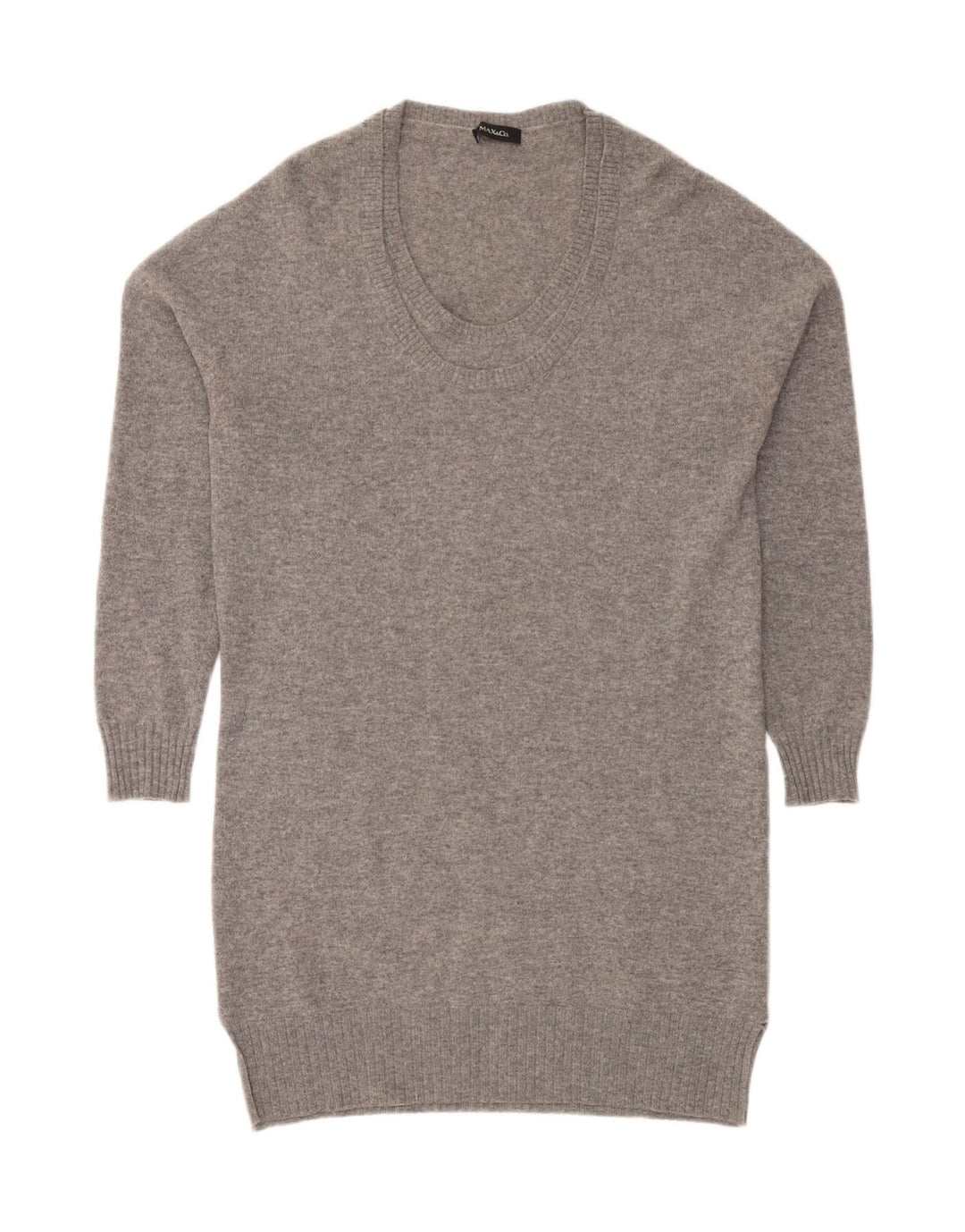 MAX & CO. Womens Jumper Dress UK 14 Medium Grey Vintage Max & Co. and Second-Hand Max & Co. from Messina Hembry 