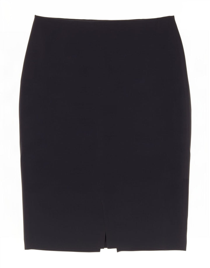 Γυναικεία Pencil Φούστα Benetton IT 44 Medium W30 Navy Blue Polyester