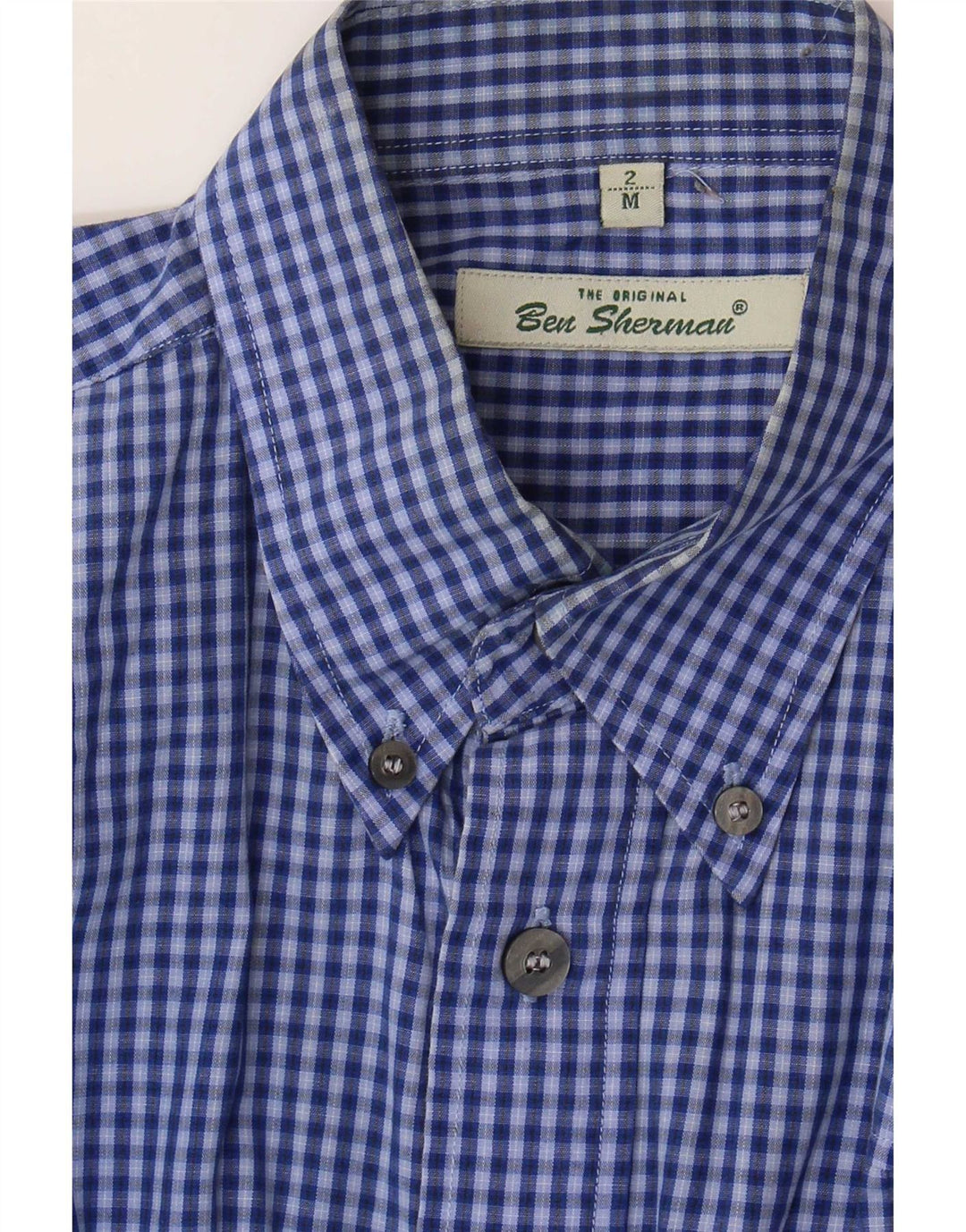 Ανδρικό πουκάμισο Ben Sherman, μεσαίο μπλε Gingham