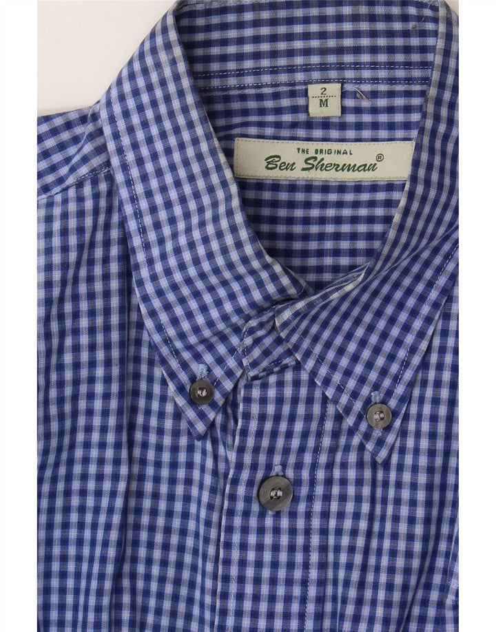 Ανδρικό πουκάμισο Ben Sherman, μεσαίο μπλε Gingham