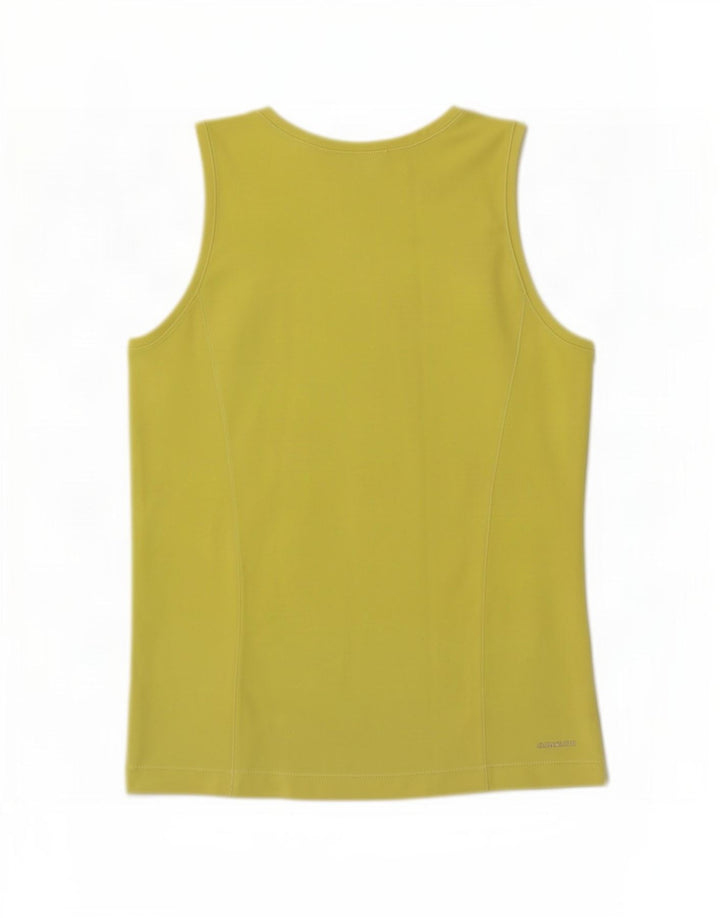 Adidas Γυναικείο γιλέκο Climalite Top UK 14 Medium Yellow Polyester