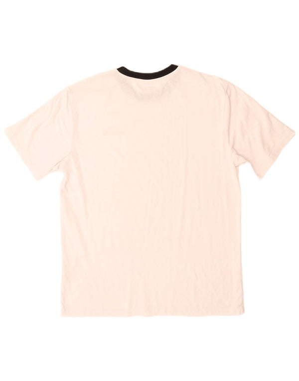 DIADORA Ανδρικό γραφικό T-Shirt Top μεγάλο λευκό βαμβακερό