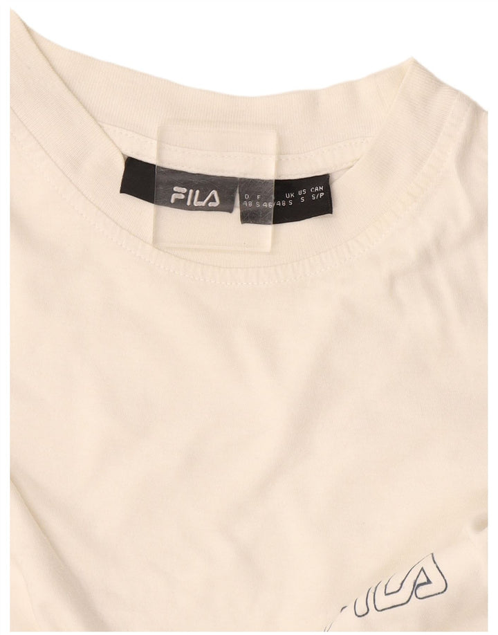 Fila Ανδρικό T-Shirt Top Small Off White