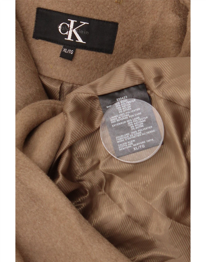 Γυναικείο παλτό Calvin Klein Oversized UK 18 XL Beige Wool