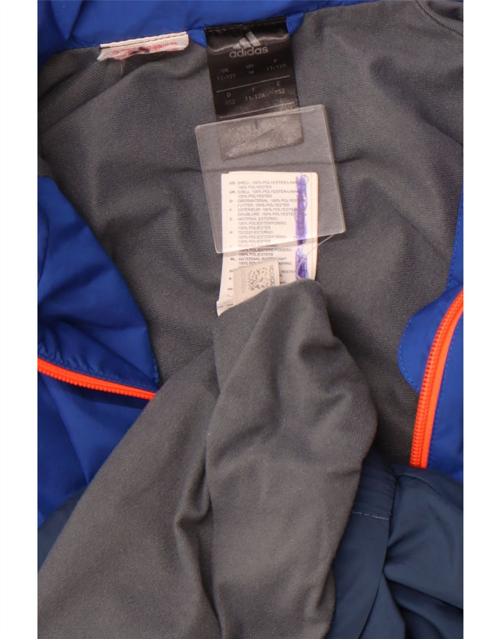 Top μπουφάν ADIDAS Boys Clima Proof αθλητική φόρμα 11-12 ετών Navy Blue