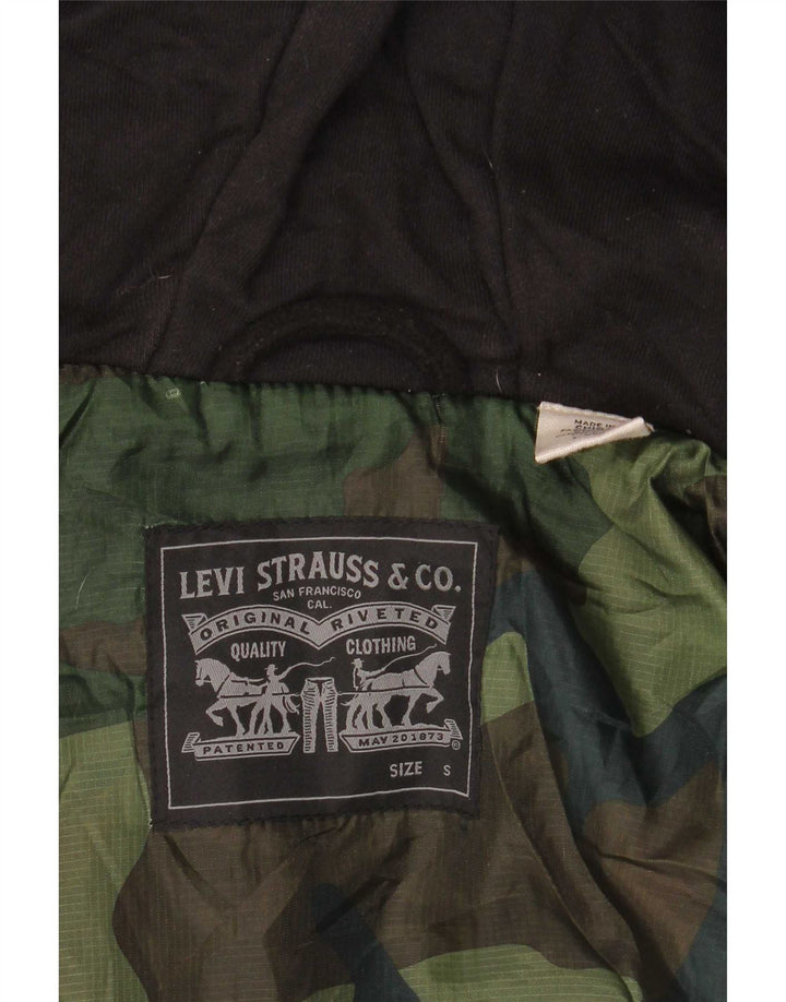 Ανδρικό πουκάμισο Levi's με κουκούλα Ξυλοκόπος Φανελένιο μικρό κόκκινο καρό