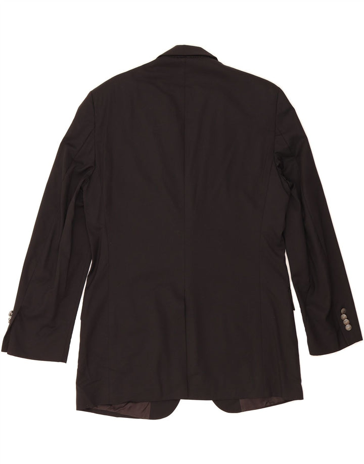BROOKS BROTHERS Mens 346 2 Button Blazer Jacket UK 40 Large Black Vintage Brooks Brothers and Second-Hand Brooks Brothers from Messina Hembry 