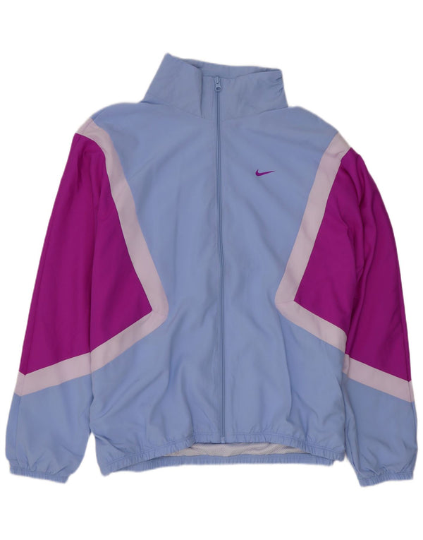 Γυναικεία αθλητική φόρμα γραφικών Nike Top Jacket UK 14 Medium Blue Sports