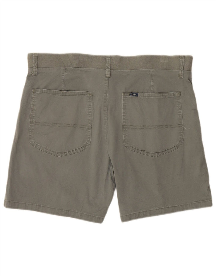 LEE Womens Casual Shorts US 16 2XL W36  Grey Cotton