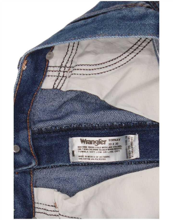 Ανδρικό τζιν Wrangler ίσιο W33 L30 Μπλε βαμβακερό