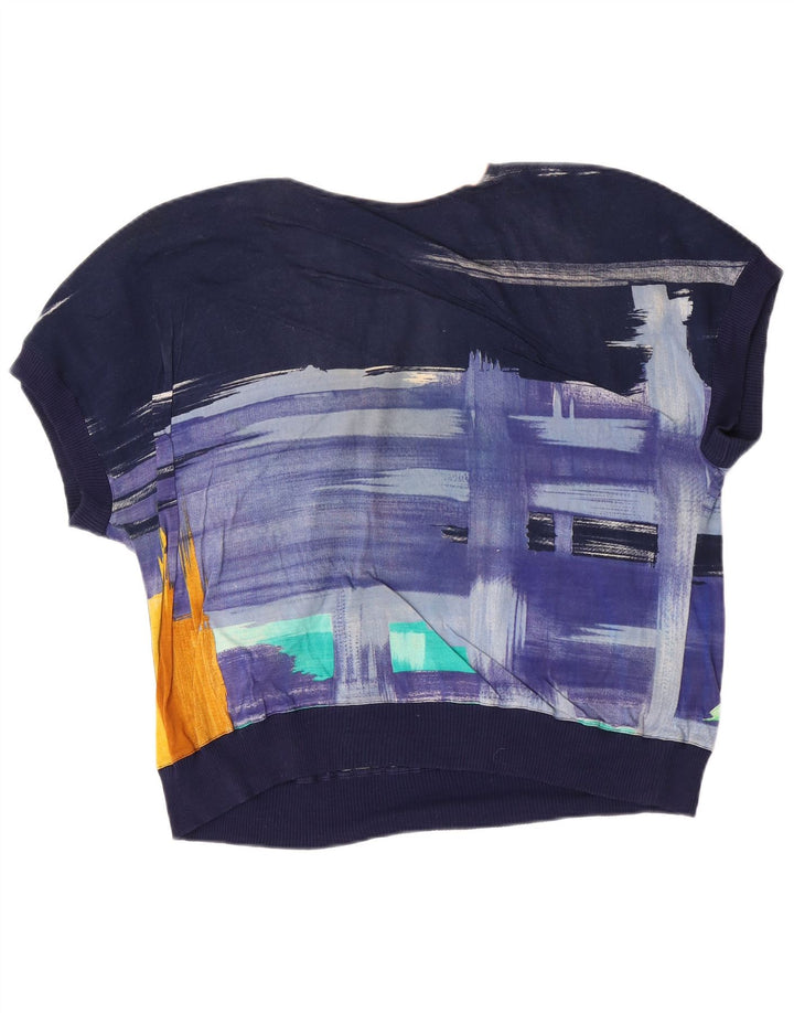 Γυναικεία Abstract Pattern Μπλούζα Armando Calo Top IT 46 Large Navy Blue