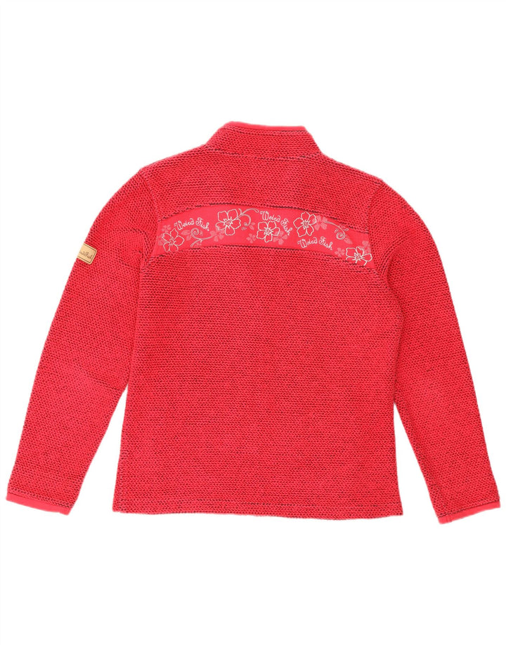 Γυναικείο πουλόβερ Weird Fish Cardigan UK 14 Μεσαίο κόκκινο βαμβακερό