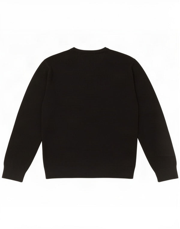 Ανδρικό πουλόβερ Marks & Spencer V-Neck Jumper Large Black Acrylic